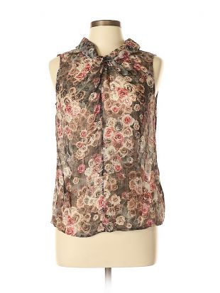 Brooks Brothers Sleeveless Silk Top