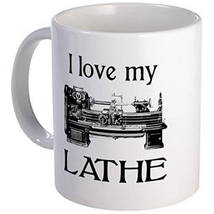 CafePress I Love My Lathe Mug Unique Coffee Mug, Coffee Cup