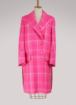 Womens Double breasted coat F10BL, Fendi Pink Coats – Zona Uritorco