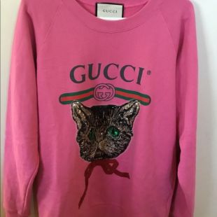 Pink Mystic Cat Sweater