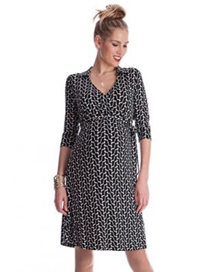 seraphine - Seraphine Womens Casual A-line Maternity Dress in Black ...