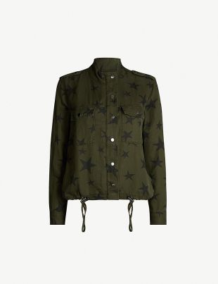 Collins Star Print Woven Jacket