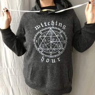 Salem Witch Wicca Wiccan shirt Skull voodoo witchcraft witches (Ladies L) witchy occult tarot goth gothic gothgirl hex halloween creepy
