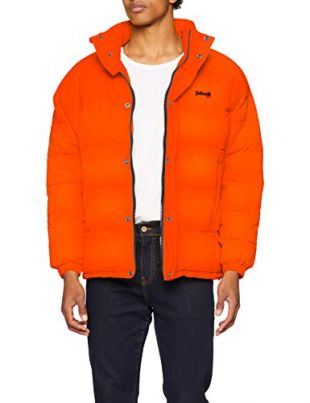 Schott NYC Nebraska Blouson, (Orange Oran), Taille Fabricant: XL Homme
