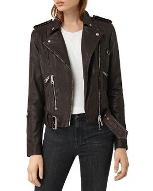 Allsaints Gidley Leather Biker Jacket