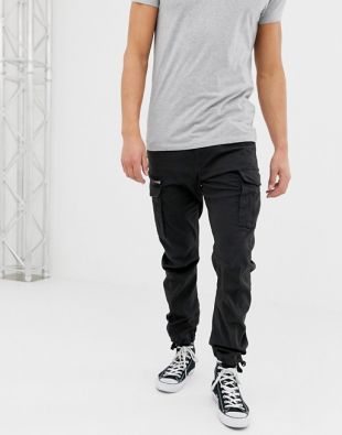 Jack & Jones Intelligence slim fit cargo trousers