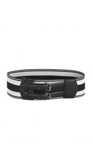 Elastic Stripes Waist Belt