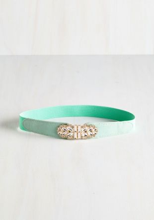 Glitz All Happening Belt in Mint