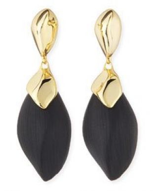 Alexis Bittar - Alexis Bittar Kinshasa Liquid Metal Capped Black Lucite ...