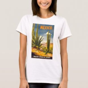 Zazzle Mexico Classic Travel Advert Tee