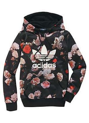 adidas sweatshirt flowers