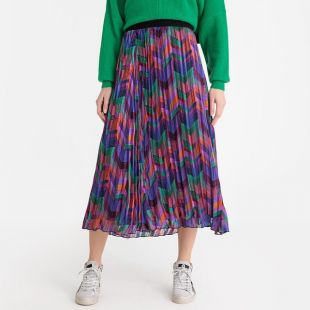 Ba&sh jupe plissée multicolore