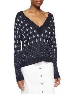 Rag & Bone Abigale Pullover / Navy
