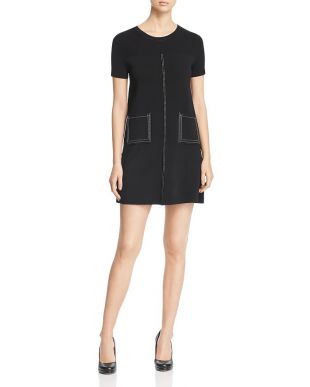 robe trapeze noire