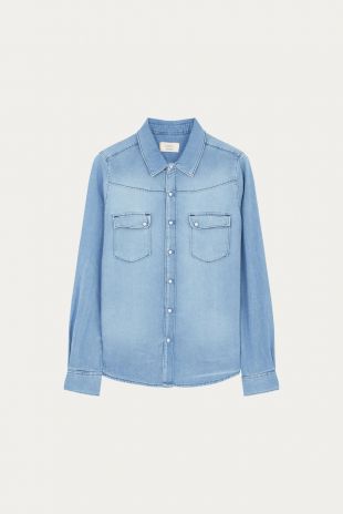 CHEMISE lIGHTUSEDBLUE