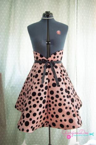 Vintage pin up polka dot skirt The Umbrella Academy Inspired Cosplay