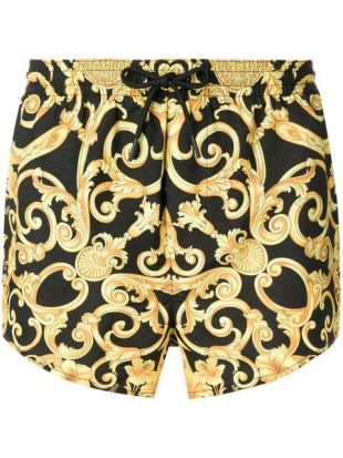 Versace Short De Bain à Imprimé Baroque   Farfetch