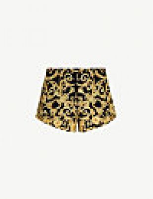 VERSACE Hibiscus Baroque swim shorts