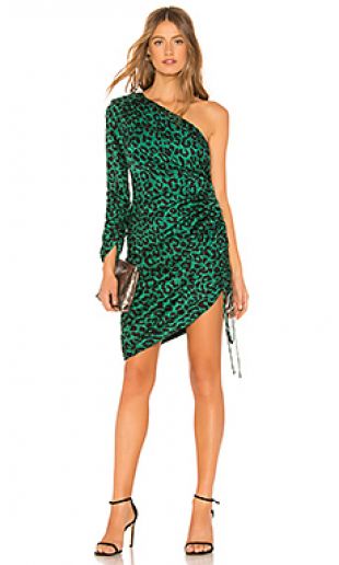 Tom Ford Katy Perry Green Leopard Dress Tom Ford Fluo Leopard Mini Dress  Worn By Katy Perry On American