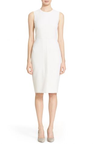 Max Mara - Max Mara 'Bartolo' Stretch Wool Sheath Dress