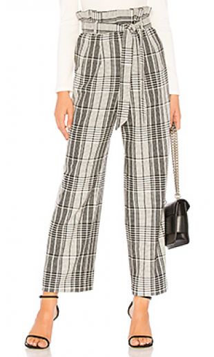 Farrel Paper Bag Pleated Pant