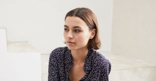 Chemise imprimée à pois