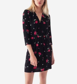 Robe courte manches 3/4