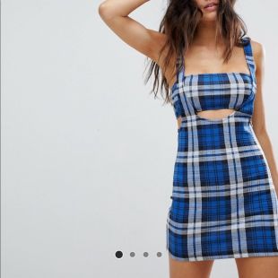 Motel Petra Dress in 90s’ Check
