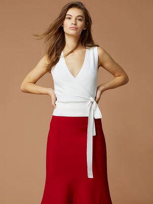 Sleeveless Wrap Cardigan