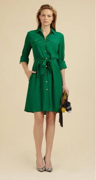 Robe en crepe de chine
