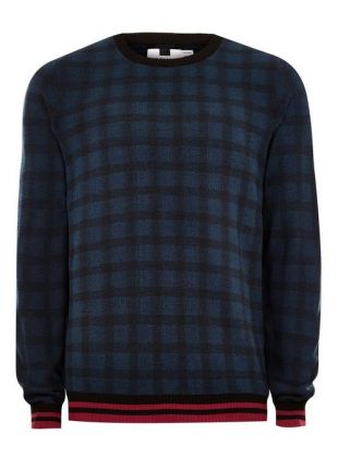 Lightweight Check Sweater