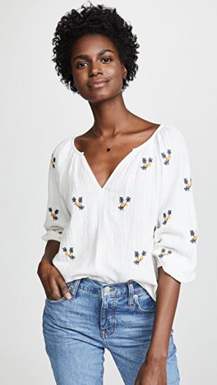 Selma Embroidered Blouse