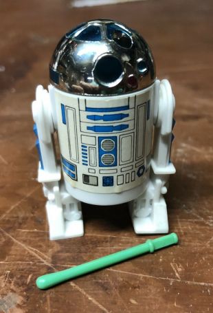 Star Wars Kenner R2 D2 Pop up Lightsaber POTF Last 17 Vintage Mint