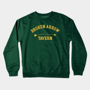 Tee Republic Broken Arrow Tavern Crewneck Sweatshirt