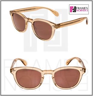 OLIVER PEOPLES Sheldrake OV5036S Translucent Rose Pink Blush Sunglasses 5036 827934402447 | eBay