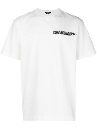 Calvin Klein - Calvin Klein 205W39nyc t shirt à Slogan Brodé Farfetch