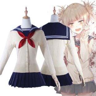 My Hero Academia Himiko Toga Cosplay Costume JK School Uniform Outfit ...