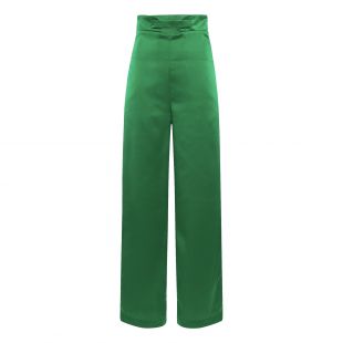 Pantalon Satin Vert