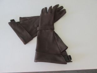 Captain America Style Dark Brown Gauntlet Gloves