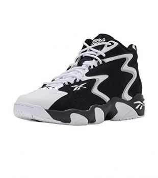 Reebok Mobius Og Mu Mens White Black Leather Athletic Lace Up Basketball Shoes 12