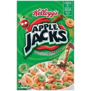 Kellog's Apple Jacks Breakfast Cereal (Pack of 4)