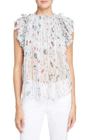 Erell Print Silk Top