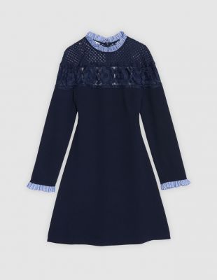 Short Dress With High Neck