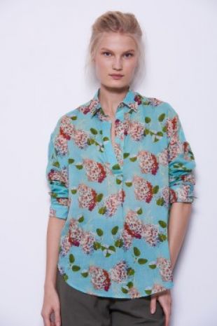 Chemise oversize imprimée "Sweet Bunch" Lorenzo