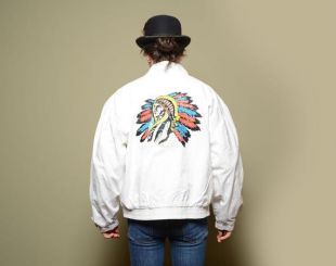 Sweat à Capuche Vintage Discus Athletic Homme 2XL Blanc - Années 80/90 Fabriqué Aux USA