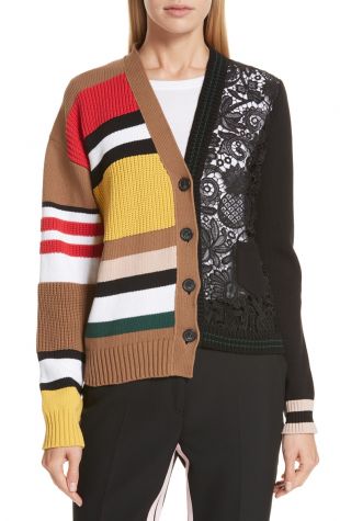 Nº21 Mixed Media Cardigan