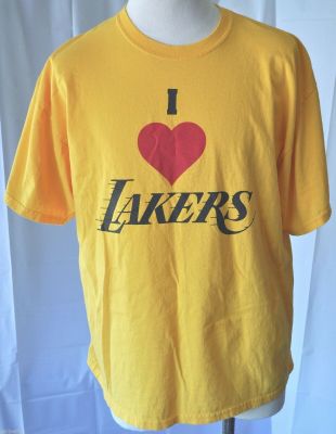 Gildan LA Lakers I Love Heart T shirt