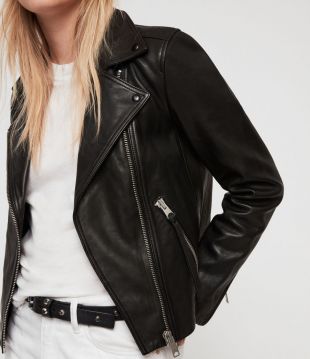 Dalby Leather Biker Jacket