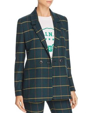 Madeleine Plaid Blazer