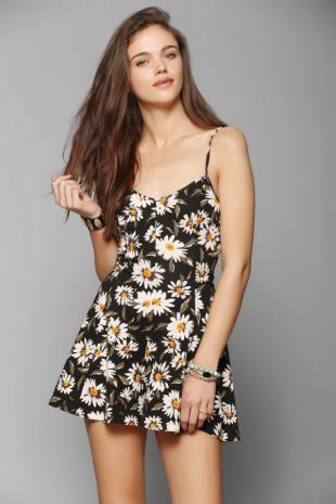 Urban Outfitters Kimchi Blue Bow-Back Romper